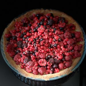 Tarte aux fruits rouges maison